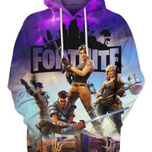 Fortnite Zombie Mode - All Over Apparel - Hoodie / S - www.secrettees.com