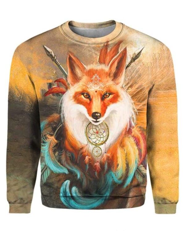 Fox Warrior - All Over Apparel - Sweatshirt / S - www.secrettees.com