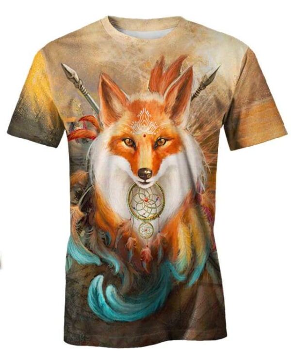 Fox Warrior - All Over Apparel - T-Shirt / S - www.secrettees.com