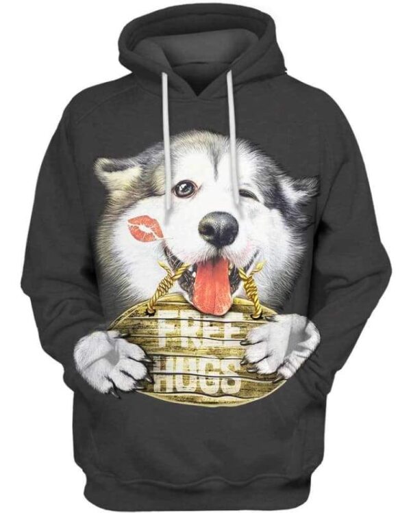 Free Hug_Alaska - All Over Apparel - Hoodie / S - www.secrettees.com