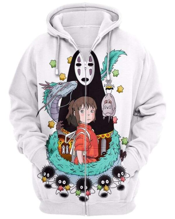 Friends - All Over Apparel - Zip Hoodie / S - www.secrettees.com