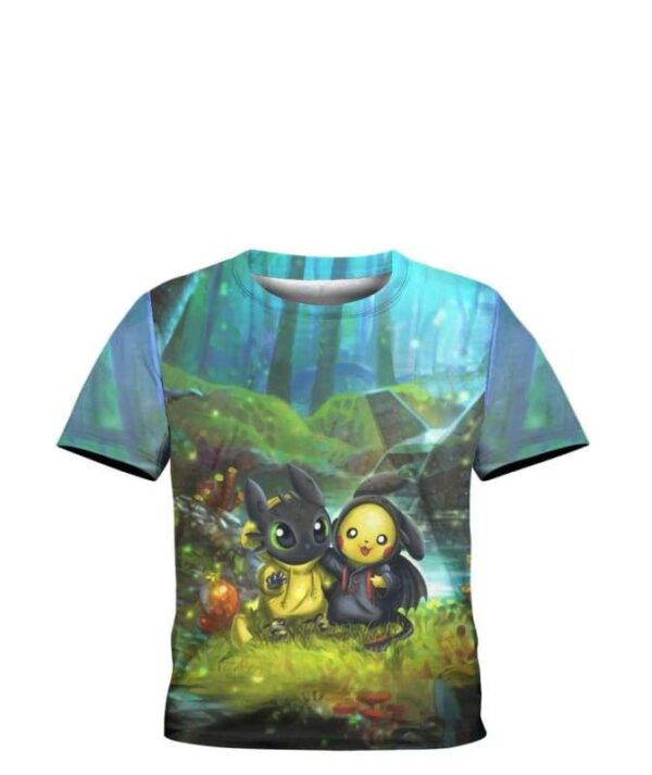 Friendship Forest - All Over Apparel - Kid Tee / S - www.secrettees.com