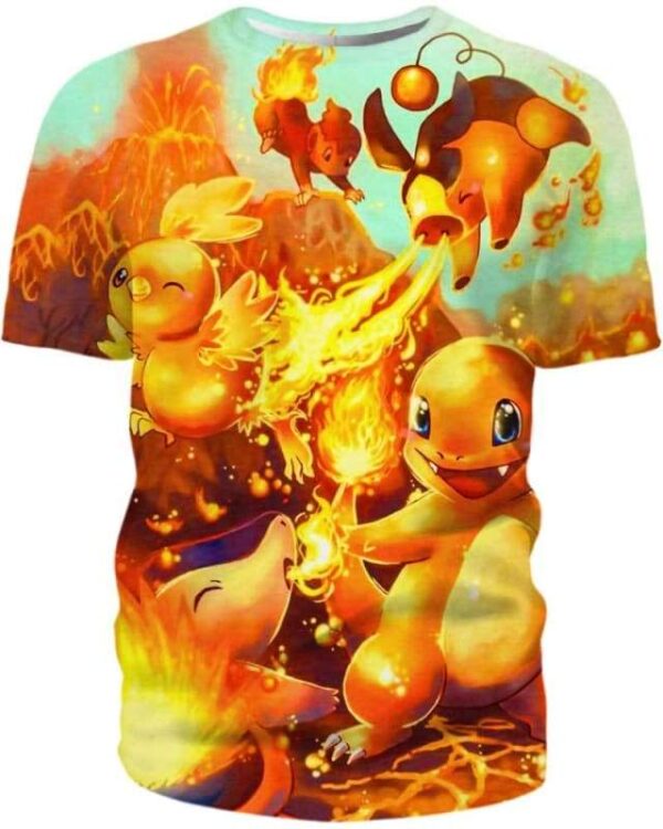 Frolic With Fire - All Over Apparel - Kid Tee / S - www.secrettees.com