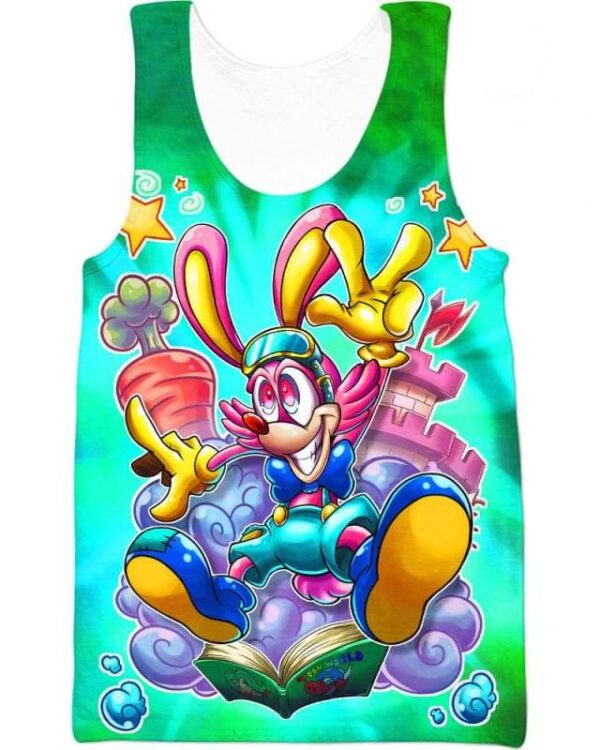 Funny Bunny - All Over Apparel - Tank Top / S - www.secrettees.com