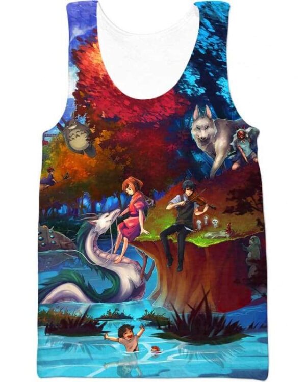 G-team Colorful - All Over Apparel - Tank Top / S - www.secrettees.com