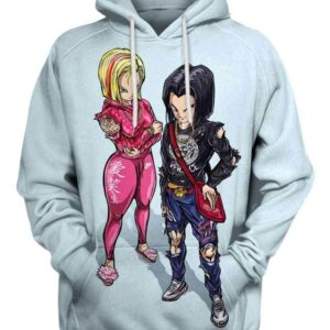 Gang android 17 18 Fashion - All Over Apparel - Hoodie / S - www.secrettees.com