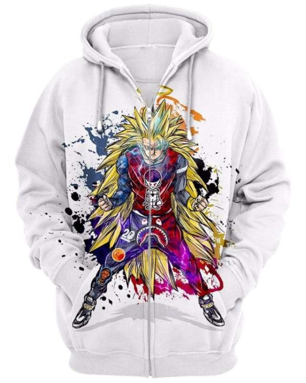 Gangster - All Over Apparel - Zip Hoodie / S - www.secrettees.com