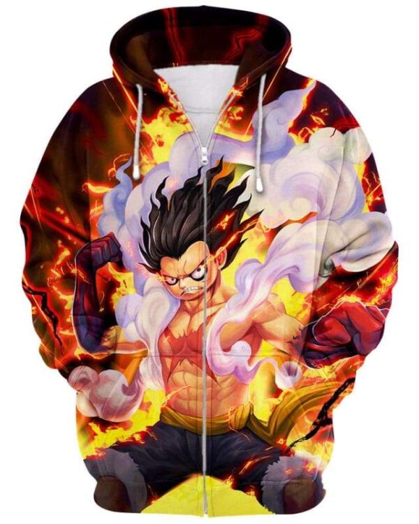 Gear 4 Snake Man - All Over Apparel - Zip Hoodie / S - www.secrettees.com