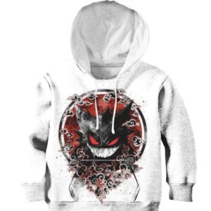 Gengar Akatsuki - All Over Apparel - Kid Hoodie / S - www.secrettees.com