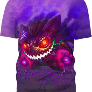 Gengar Monsters - All Over Apparel - T-Shirt / S - www.secrettees.com