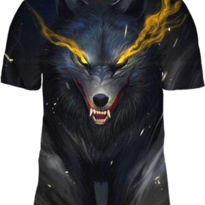 Ghost Wolf - All Over Apparel - T-Shirt / S - www.secrettees.com