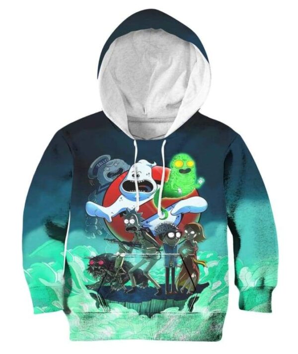 Ghostbusters - All Over Apparel - Kid Hoodie / S - www.secrettees.com