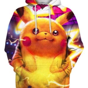 Gigantamax Pikachu - All Over Apparel - Hoodie / S - www.secrettees.com