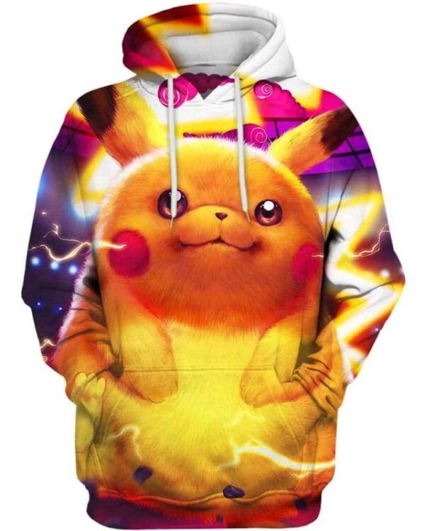 Gigantamax Pikachu - All Over Apparel - Hoodie / S - www.secrettees.com