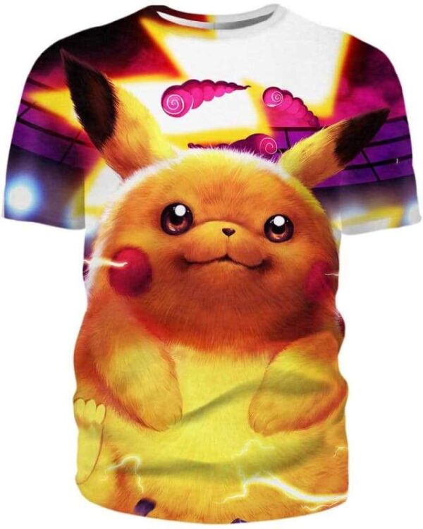 Gigantamax Pikachu - All Over Apparel - Kid Tee / S - www.secrettees.com