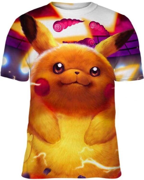 Gigantamax Pikachu - All Over Apparel - T-Shirt / S - www.secrettees.com