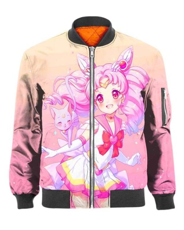 Glittery Pink - All Over Apparel - Bomber / S - www.secrettees.com