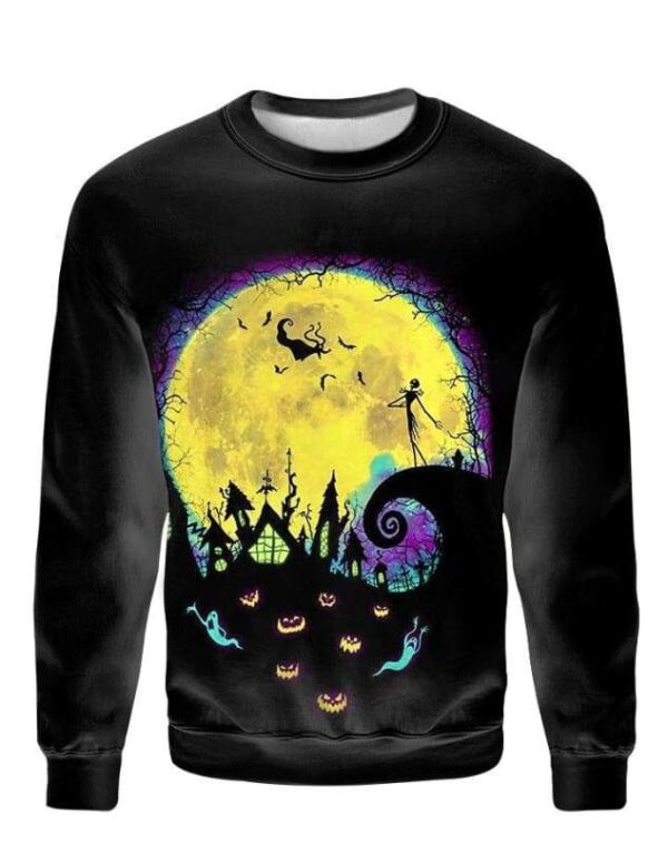 Glows In The Dark Hoodie T-shirt - All Over Apparel - Sweatshirt / S - www.secrettees.com