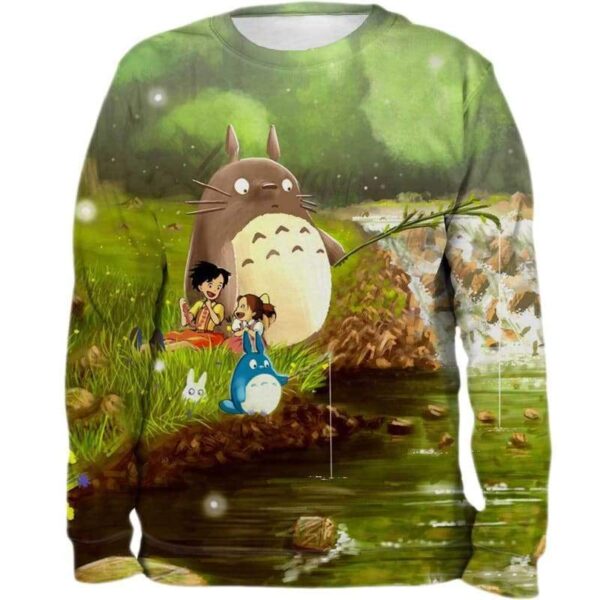 Go Fishing - All Over Apparel - Sweatshirt / S - www.secrettees.com