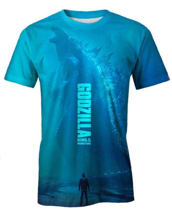 Godzilla King - All Over Apparel - T-Shirt / S - www.secrettees.com