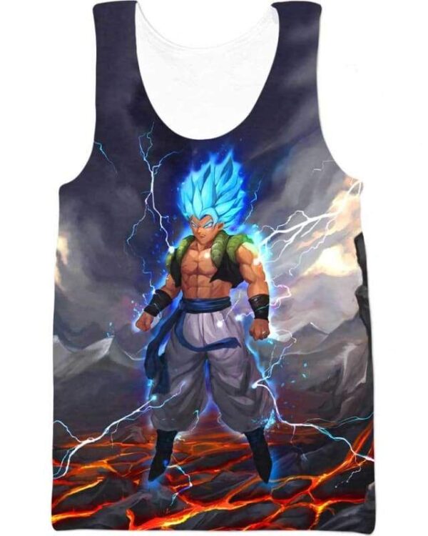 Gogeta Super - All Over Apparel - Tank Top / S - www.secrettees.com