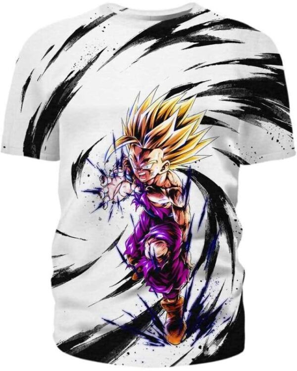 Gohan’s Power - All Over Apparel - T-Shirt / S - www.secrettees.com