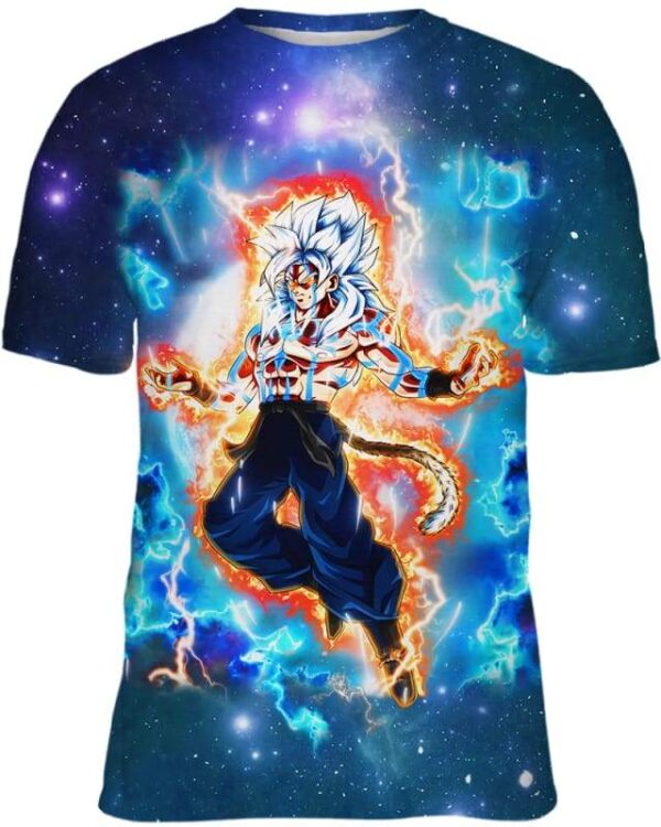 Goku And Transformation - All Over Apparel - T-Shirt / S - www.secrettees.com