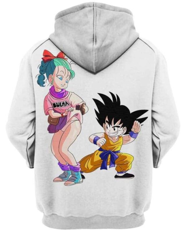 Goku & Bulma Sculaccia - All Over Apparel - www.secrettees.com