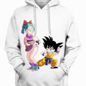 Goku & Bulma Sculaccia - All Over Apparel - Hoodie / S - www.secrettees.com