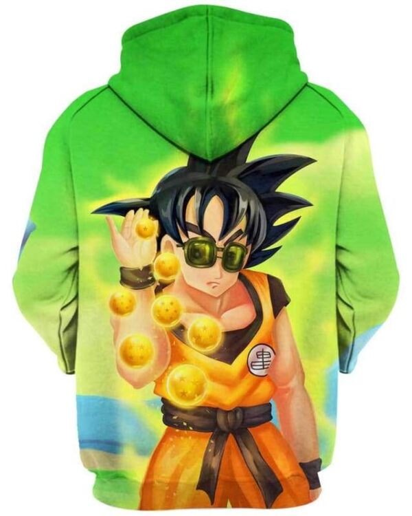 Goku Salt Bae - All Over Apparel - www.secrettees.com