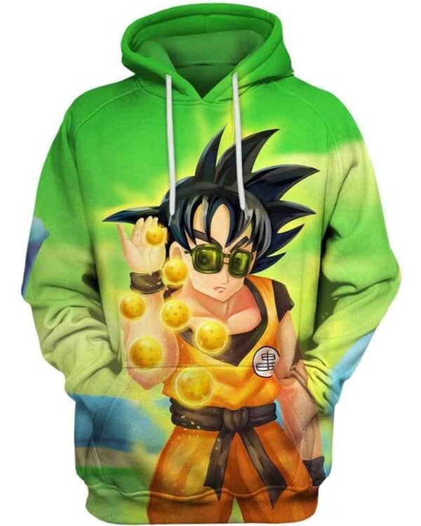 Goku Salt Bae - All Over Apparel - Hoodie / S - www.secrettees.com