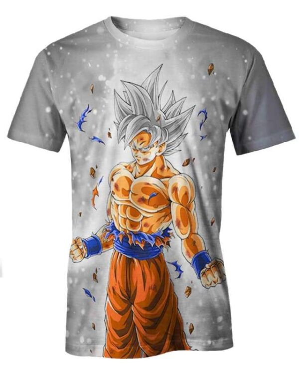 Goku Ultra instinct - All Over Apparel - T-Shirt / S - www.secrettees.com