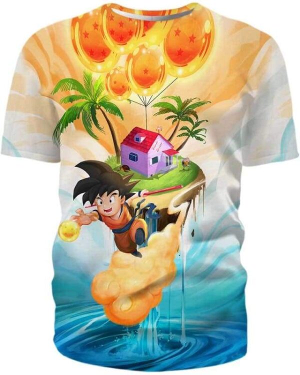 Goku Up - All Over Apparel - T-Shirt / S - www.secrettees.com