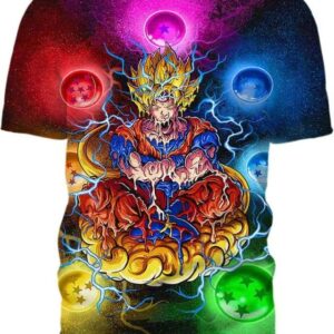 Goku Zen - All Over Apparel - T-Shirt / S - www.secrettees.com