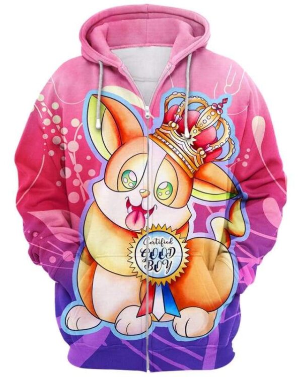 Good Boi Yamper - All Over Apparel - Zip Hoodie / S - www.secrettees.com