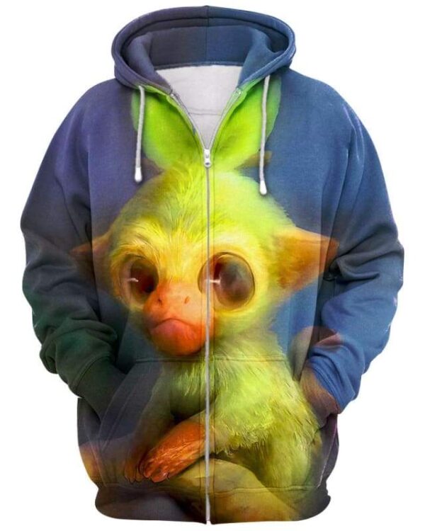 Grass Monkey - All Over Apparel - Zip Hoodie / S - www.secrettees.com