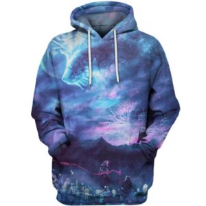 Great Forest Spirit God Galaxy - All Over Apparel - Hoodie / S - www.secrettees.com