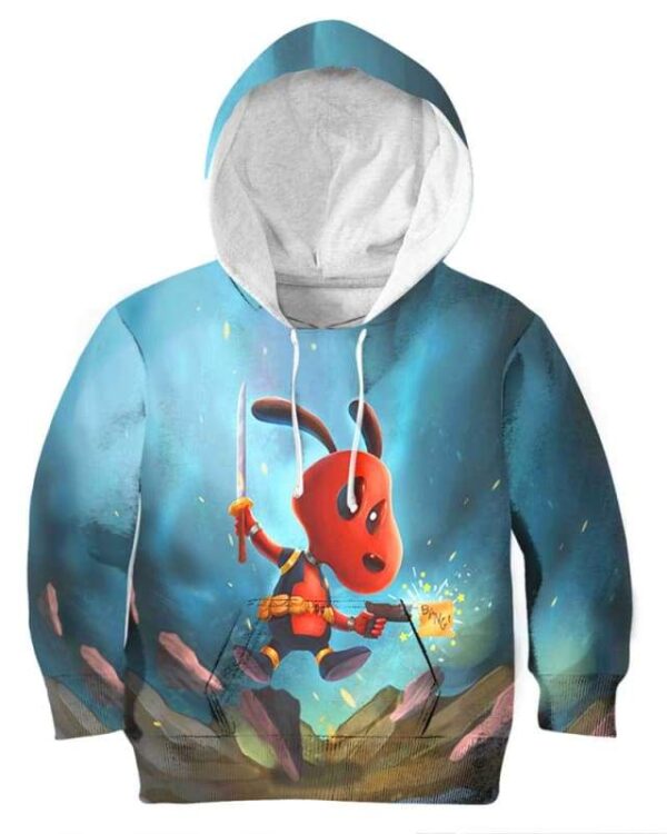 Great Gunman - All Over Apparel - Kid Hoodie / S - www.secrettees.com