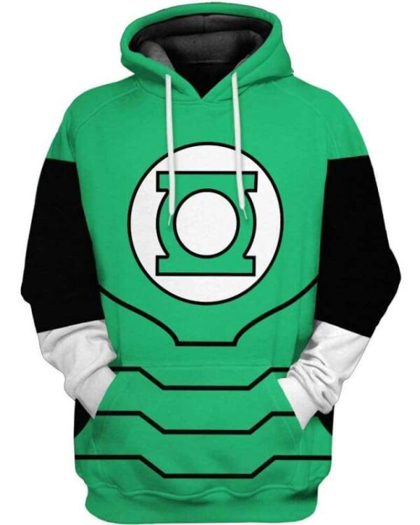 Green Lantern - All Over Apparel - Hoodie / S - www.secrettees.com