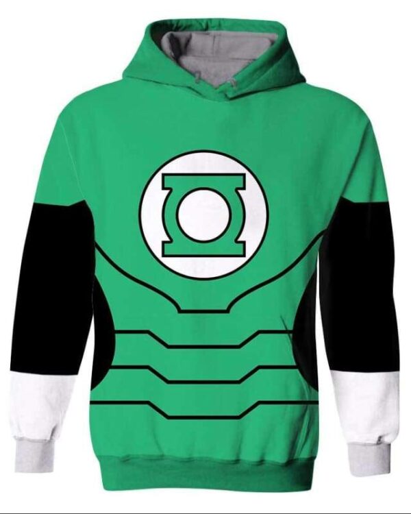 Green Lantern - All Over Apparel - Kid Hoodie / S - www.secrettees.com