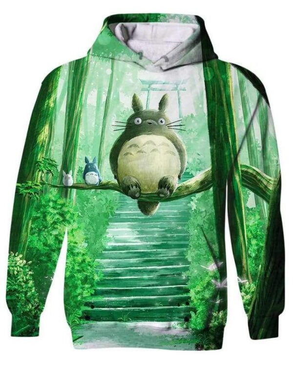 Green Space - All Over Apparel - Kid Hoodie / S - www.secrettees.com