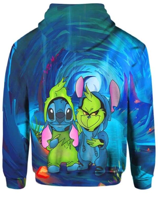 Grinch and Stitch - All Over Apparel - www.secrettees.com