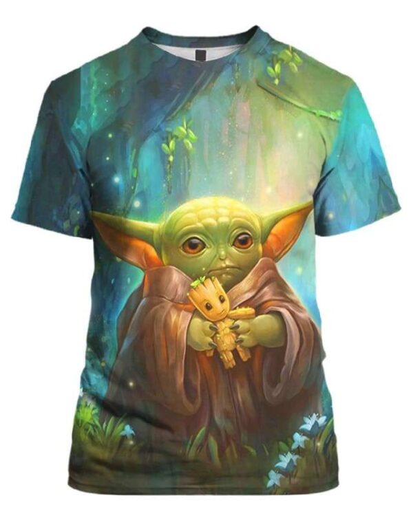 Groot In Guardians of the Galaxy - All Over Apparel - T-Shirt / S - www.secrettees.com