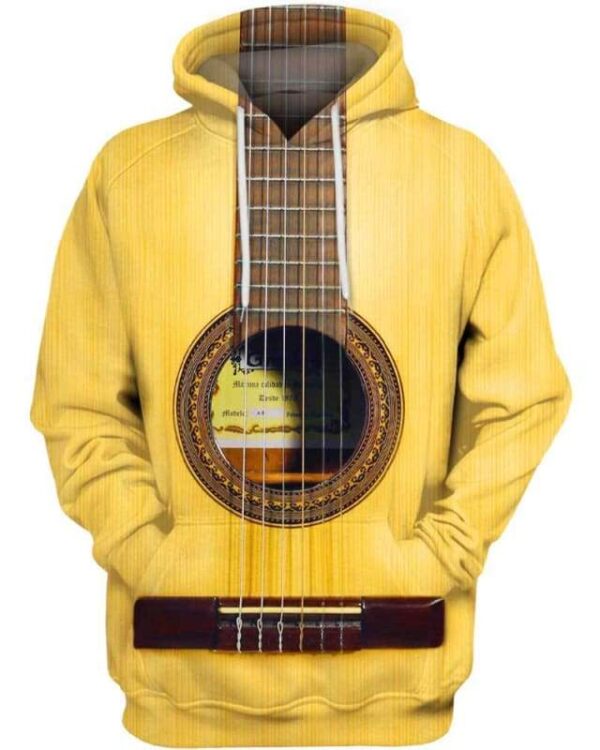 Guitar - All Over Apparel - Hoodie / S - www.secrettees.com