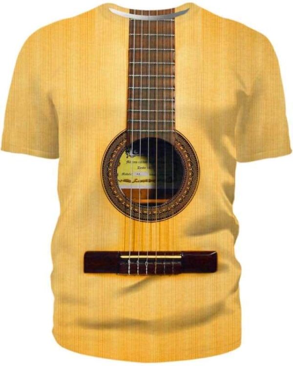 Guitar - All Over Apparel - T-Shirt / S - www.secrettees.com