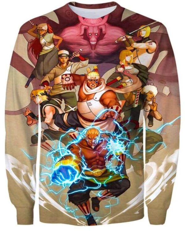 Hachibi Bee - All Over Apparel - Sweatshirt / S - www.secrettees.com