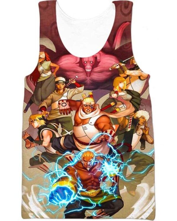 Hachibi Bee - All Over Apparel - Tank Top / S - www.secrettees.com
