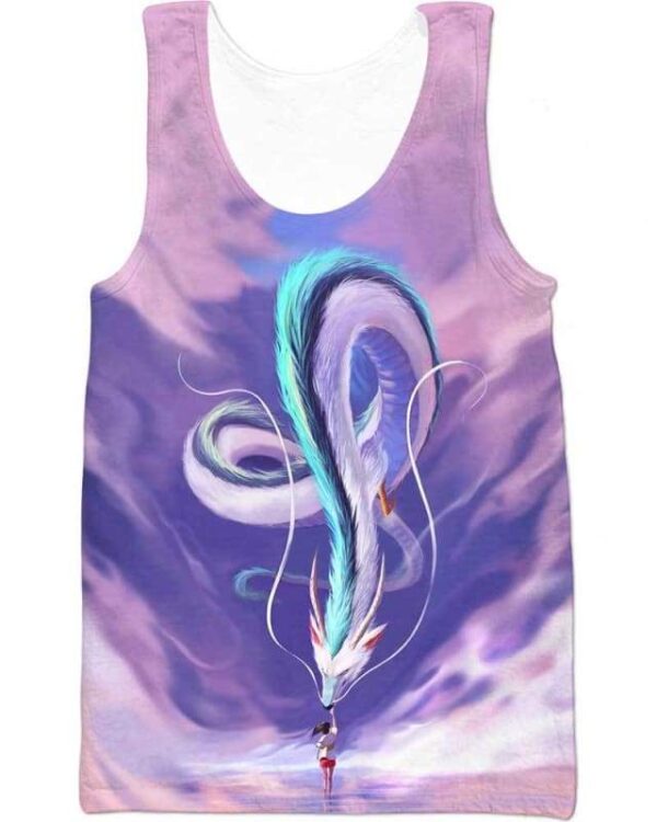 Haku and Chihiro - All Over Apparel - Tank Top / S - www.secrettees.com