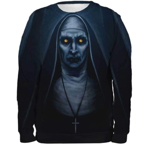 Halloween Horror Valak Demon - All Over Apparel - Sweatshirt / S - www.secrettees.com