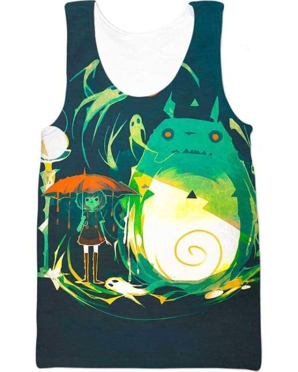 Halloween Totoro - All Over Apparel - Tank Top / S - www.secrettees.com